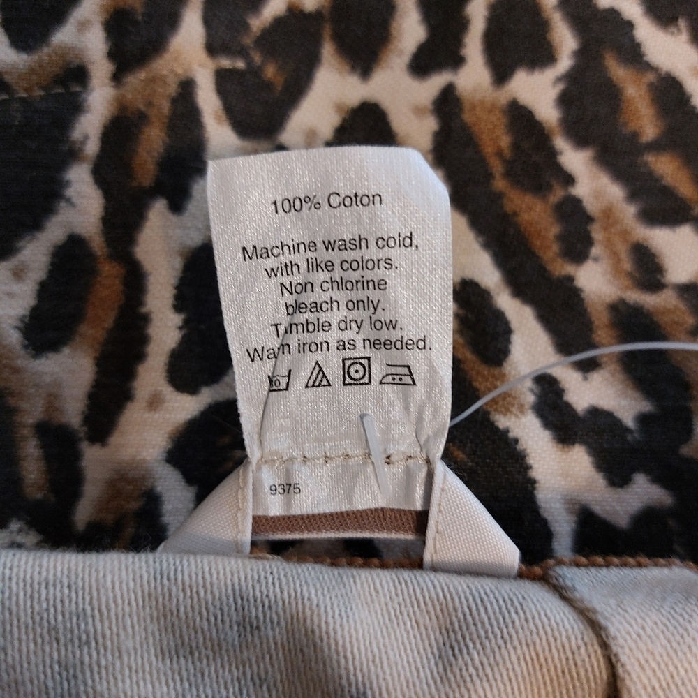 J. Crew Animal Print Side Zip Pencil Skirt- size 4 - Picture 8 of 8